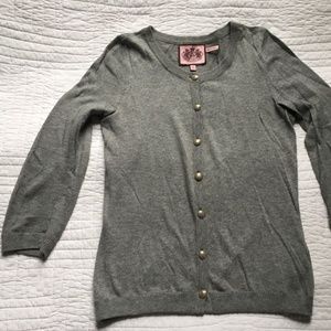 Juicy Couture Cashmere Wool Cardigan Sweater